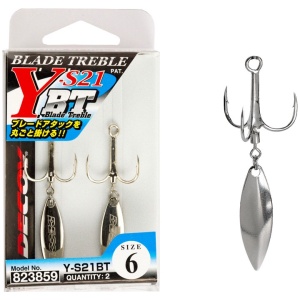 Kolmik Decoy Blade Treble Y-S21 BT #6 2tk