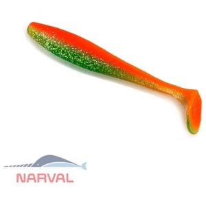 Silikoon Narval Choppy Tail 10cm 5tk #023 Carrot