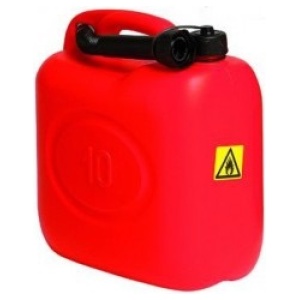 Petrol canister 10l red