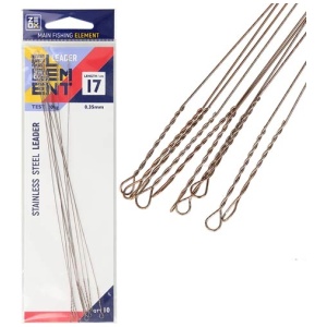 Tross Zeox Wire Stainless Steel Leader 10tk 0.30mm 15cm 15kg