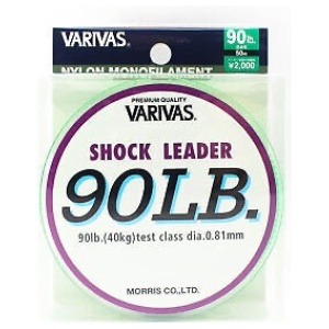 Fluorocarbon Varivas Shock leader 0,81mm 50m mist grey