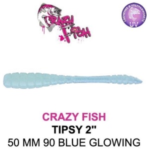 Silicone Crazy-Fish Tipsy 2″ 5cm 8pcs #90