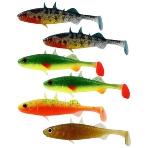 Silicone Westin Stanley the stickleback 5.5cm dark water mix 6pcs