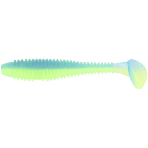 Silikoon Zeox Trigger Fat Tail 1.7” 4.25cm 10tk #205 Ice/Acid Green