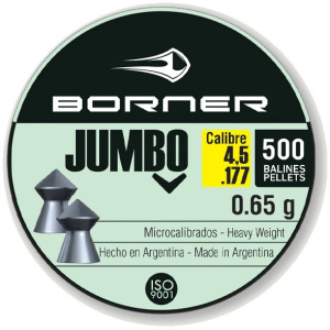 Õhkrelva kuulid Borner Jumbo 4,5mm 0,70g 500tk