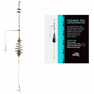 Karbi/Kogre püügi valmis rakendus Prof Montazh Carp Fishing 2 hooks with hair + 50g korv PB70150