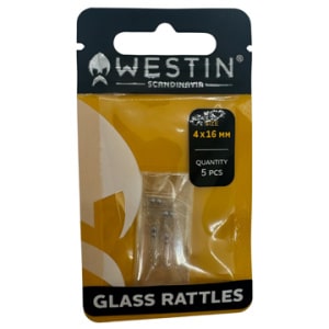 Kõrinakapslid Westin Glass Rattles 4x16mm 5tk