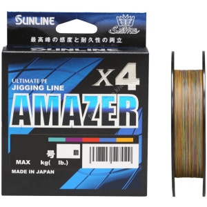 Nöör Sunline Amazer x4 Ultimate PE Jigging Line #1.2 max 11,8kg 200m #Multicolor