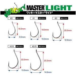 Offset Konks Varivas Wacky Master Light Class 12tk #0