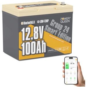 Aku Power Queen LiFePO4  12,8V 100Ah (211x260x168mm)