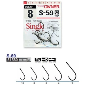 Konks Owner Single S-59 51580 9tk #8