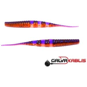 Silikoon Perchik Worm 2,2″ 55mm 10tk #05/02