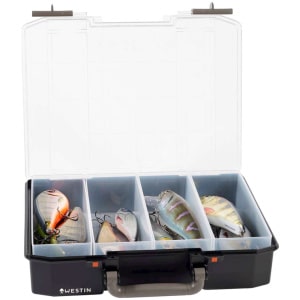 Landikohver Westin W6 Lure Vault include 4 inserts Black/Clear
