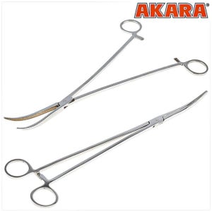 Näpitsad Akara Forcep Curved 23cm IN-FC-3817