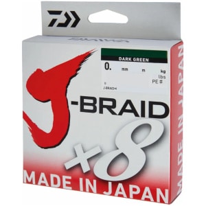 Nöör Daiwa J-Braid x8 PE #2 0.20mm 13kg 150m #Dark Green