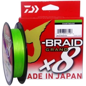 Nöör Daiwa J-Braid x8 PE #4 0.28mm 26,5kg 150m #Chartreuse