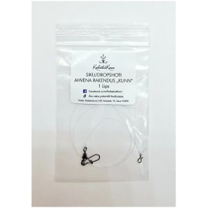 Siku/Dropshot rakendus – 1lips,kõrgus 20cm, lipsu pikkus 5cm (0,4mm) rakenduse pikkus 40cm, pealiin 0,3mm