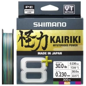 Nöör Shimano Kairiki x8 0.23mm 22,5kg 300m #Multicolor